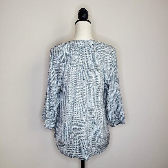 Joie Addie Leaf Print Blouse XS - Picture 3 of 7